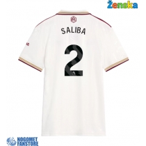 Arsenal William Saliba #2 Rezervni Dres za Ženska 2025-26 Kratak Rukav